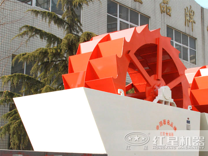 雙輪輪斗式洗砂機(jī)，產(chǎn)量50-100t/h