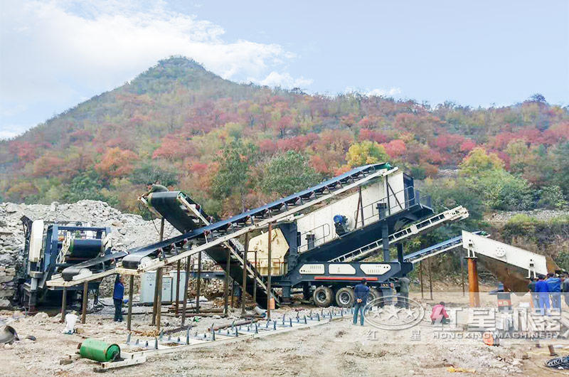 機制砂加工現(xiàn)場，半年收回成本