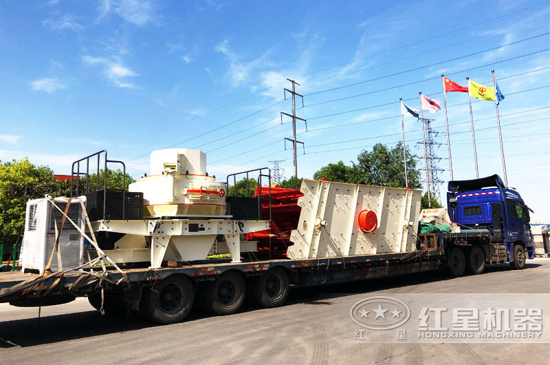 專車運(yùn)輸，提供全套大理石廢料制砂機(jī)設(shè)備