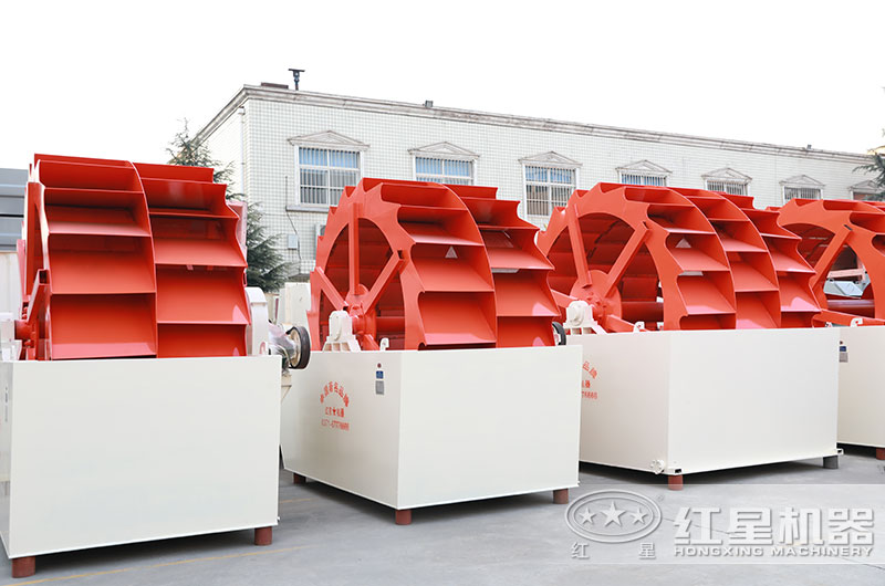 山沙洗砂機(jī)圖片，雙輪、三輪